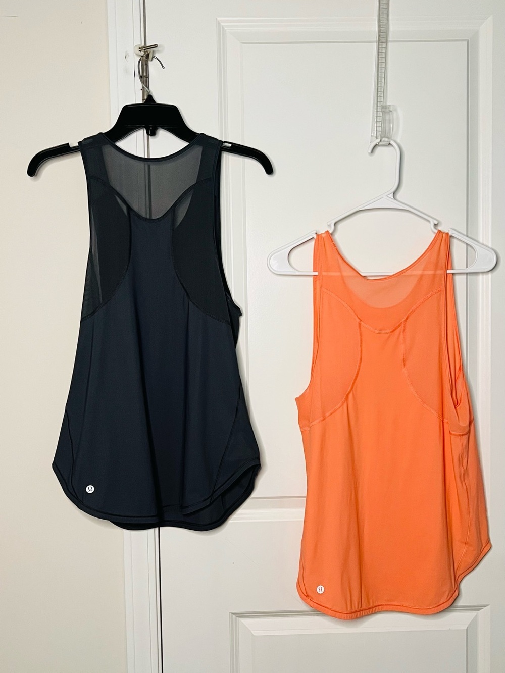 Lululemon Sculpt 2 Tanks II Mesh Women’s Orange Gray Active Wear * No size Tag